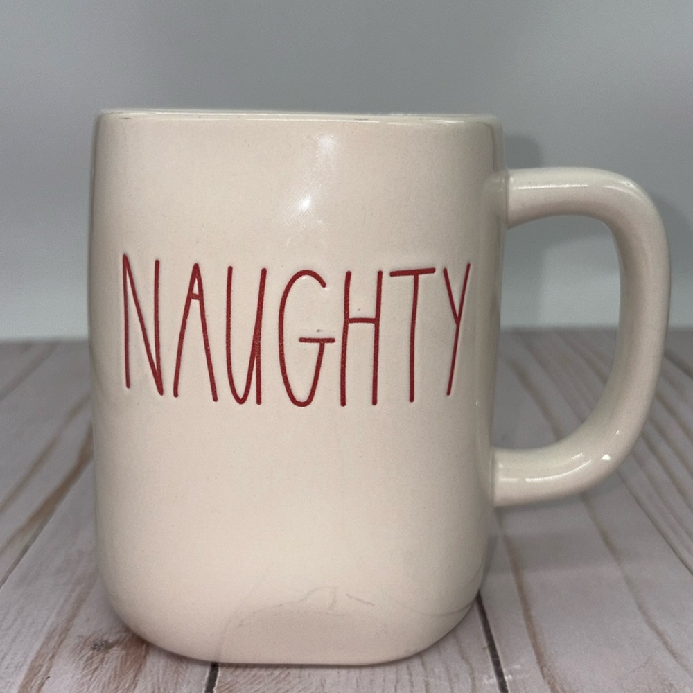 RAE DUNN “Naughty” Mug